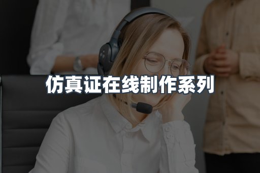 仿真证在线制作系列